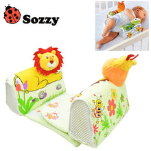 Load image into Gallery viewer, 1pcs Sozzy Baby Finalize Design Pillow Anti Roll Pillow Adjust Position Shaping Side Sleeping Pillow frog Lion Giraffe