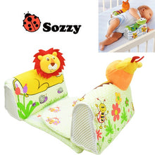 Load image into Gallery viewer, 1pcs Sozzy Baby Finalize Design Pillow Anti Roll Pillow Adjust Position Shaping Side Sleeping Pillow frog Lion Giraffe